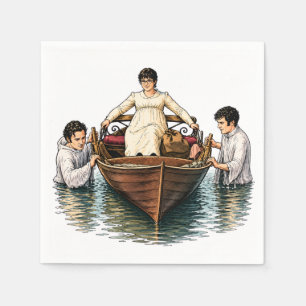 Mary Bennet's ultimate boat ride Napkins