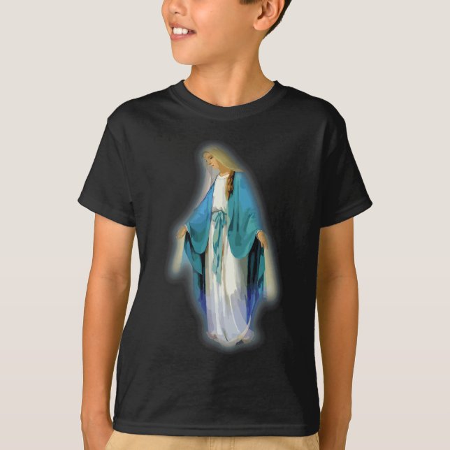 Mary, Blessed Mother Catholic T-Shirt (Front)