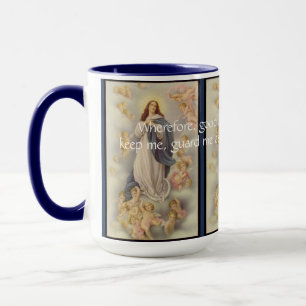 Mary, Blessed Mother. Prayer Mug