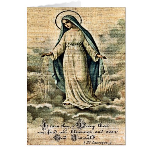 Mary Card (Front)