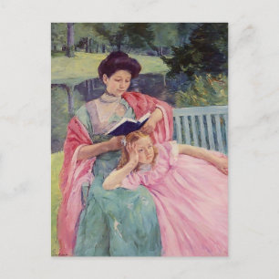 Mary Cassatt- Auguste Reading to Her Daughter Postcard