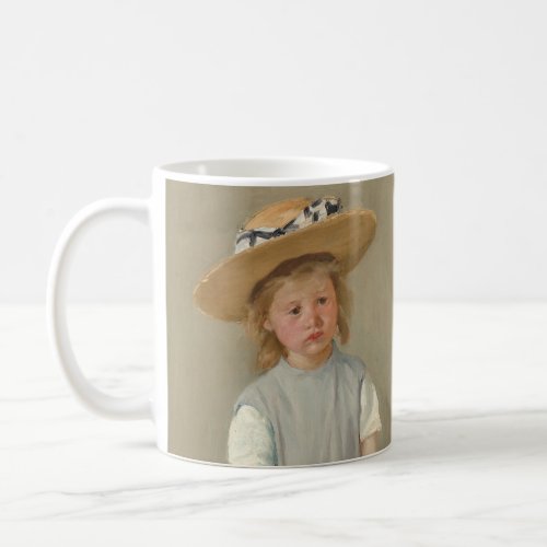 Mary Cassatt _ Child in a Straw Hat Coffee Mug