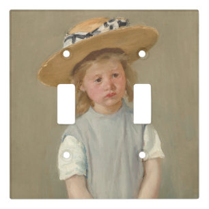 Mary Cassatt - Child in a Straw Hat Light Switch Cover