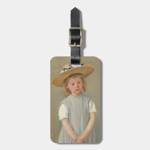 Mary Cassatt _ Child in a Straw Hat Luggage Tag