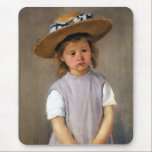 Mary Cassatt "Child in a Straw Hat" Mouse Pad<br><div class="desc">“Child in a Straw Hat” was painted by the American painter Mary Cassatt (1844-1926). She is considered a member of the French Impressionists and is best known for her paintings emphasizing the intimate bonds between mothers and children. “Child in a Straw Hat” was painted circa 1886. We don’t know why...</div>