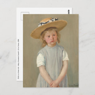 Mary Cassatt - Child in a Straw Hat Postcard