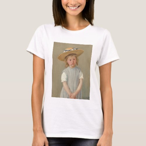 Mary Cassatt _ Child in a Straw Hat T_Shirt