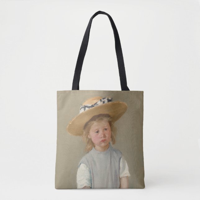 Mary Cassatt - Child in a Straw Hat Tote Bag (Front)