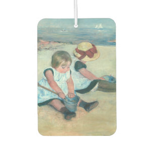 Mary Cassatt - Children Playing on the Beach Air Freshener