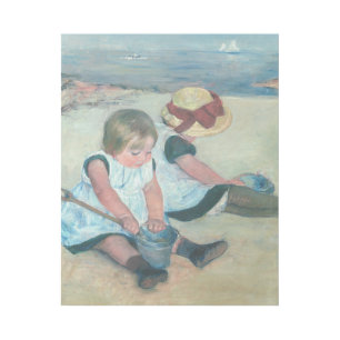 Mary Cassatt - Children Playing on the Beach Gallery Wrap