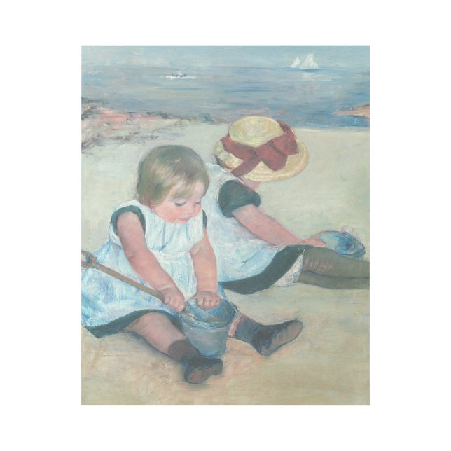 Mary Cassatt - Children Playing on the Beach Gallery Wrap (Front)