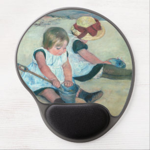 Mary Cassatt - Children Playing on the Beach Gel Mouse Pad