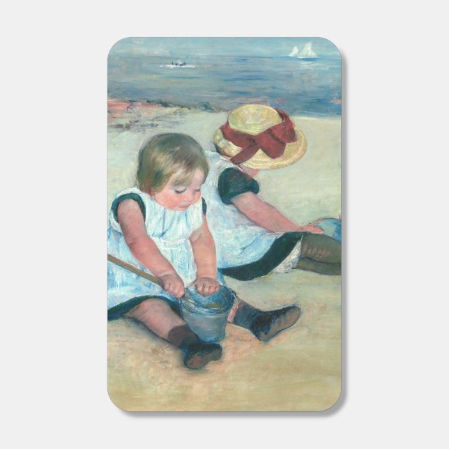 Mary Cassatt - Children Playing on the Beach Matchboxes (Front)