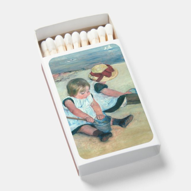 Mary Cassatt - Children Playing on the Beach Matchboxes (Front Open)