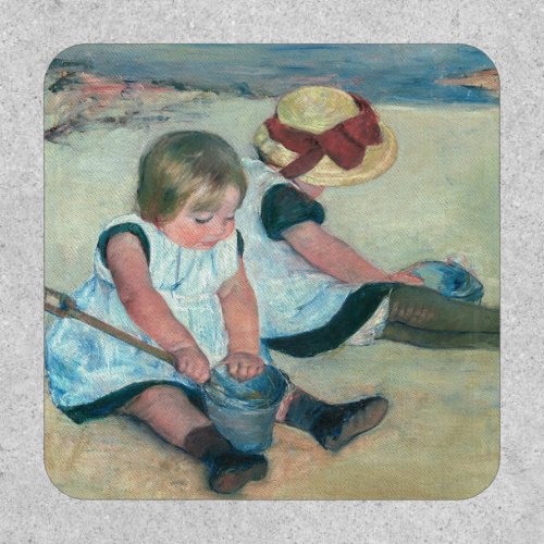 Mary Cassatt _ Children Playing on the Beach Patch