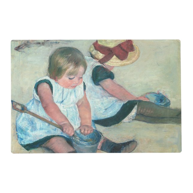 Mary Cassatt - Children Playing on the Beach Placemat (Front)
