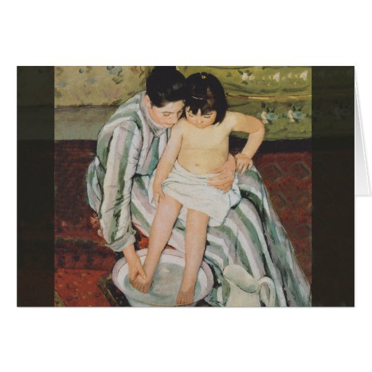 Mary Cassatt Child's Bath Painting (Front Horizontal)