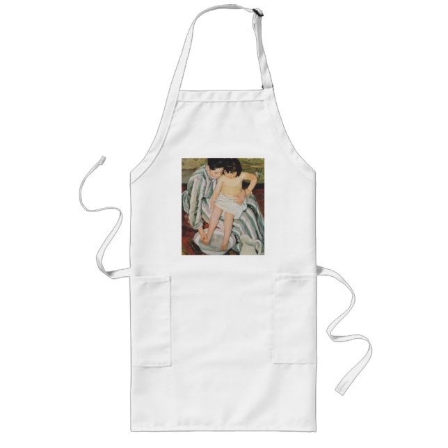 Mary Cassatt Child's Bath Painting Long Apron (Front)