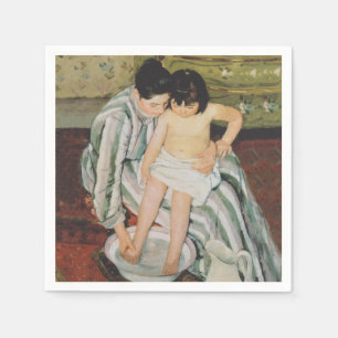 Mary Cassatt Child's Bath Painting Napkins