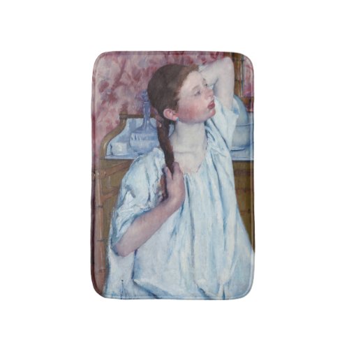 Mary Cassatt _ Girl Arranging her Hair Bath Mat