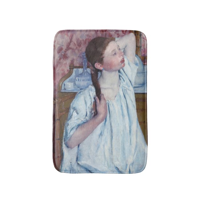 Mary Cassatt - Girl Arranging her Hair Bath Mat (Front Vertical)