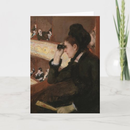 Mary Cassatt _ In the Loge Card