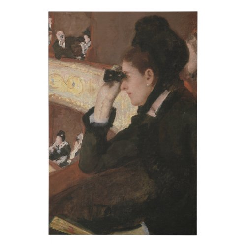 Mary Cassatt _ In the Loge Faux Canvas Print