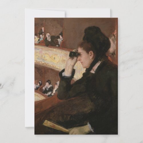 Mary Cassatt _ In the Loge Thank You Card