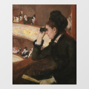 Mary Cassatt - In the Loge Window Cling