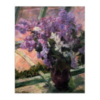 Mary Cassatt - Lilacs in a Window