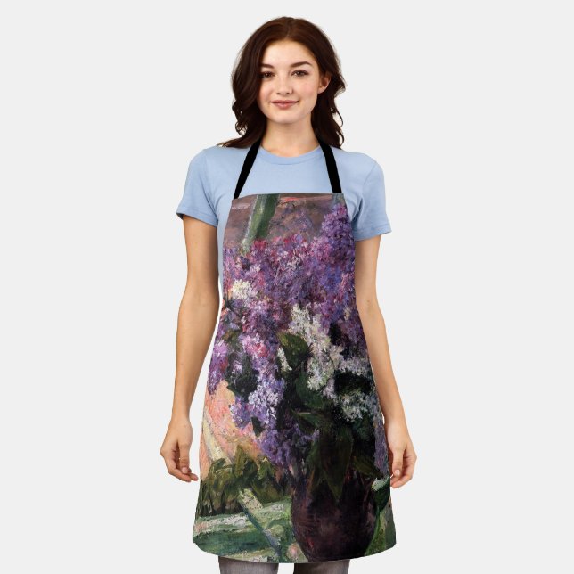 Mary Cassatt - Lilacs in a Window Apron (Worn)