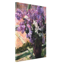 Mary Cassatt - Lilacs in a Window Canvas Print