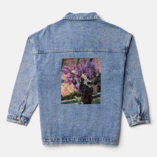 Mary Cassatt _ Lilacs in a Window Denim Jacket