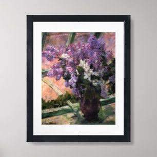 Mary Cassatt - Lilacs in a Window Framed Art