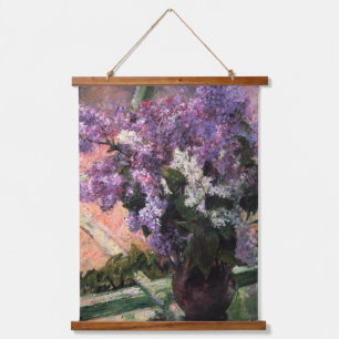 Mary Cassatt - Lilacs in a Window Hanging Tapestry