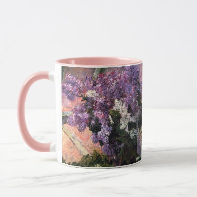 Mary Cassatt - Lilacs in a Window Mug (Left)