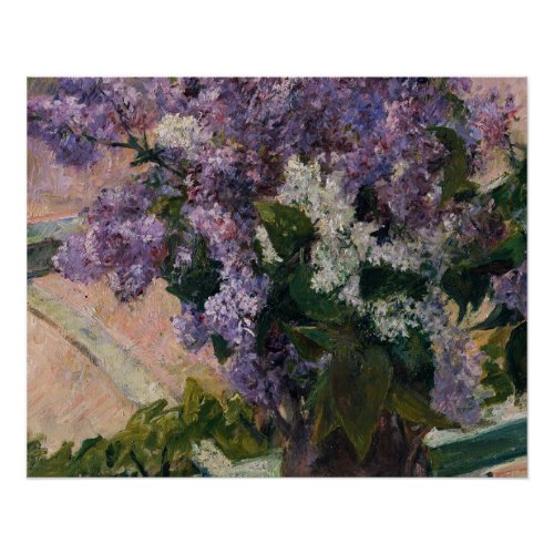 Mary Cassatt _ Lilacs In A Window Poster