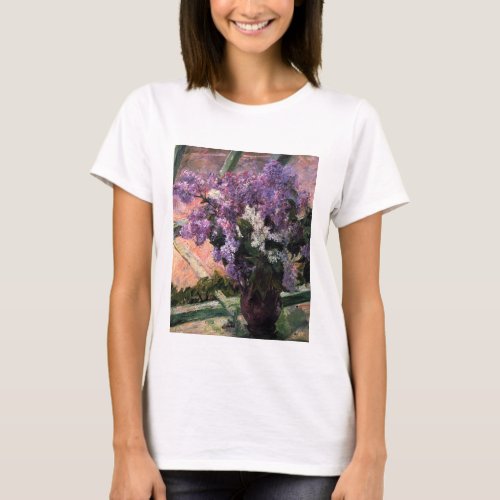 Mary Cassatt _ Lilacs in a Window T_Shirt