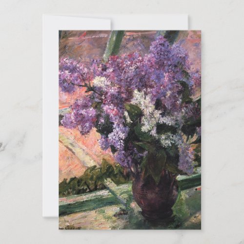 Mary Cassatt _ Lilacs in a Window Thank You Card