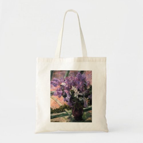 Mary Cassatt _ Lilacs in a Window Tote Bag