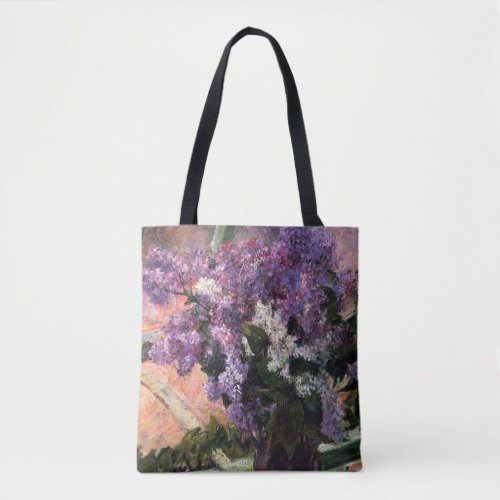 Mary Cassatt _ Lilacs in a Window Tote Bag