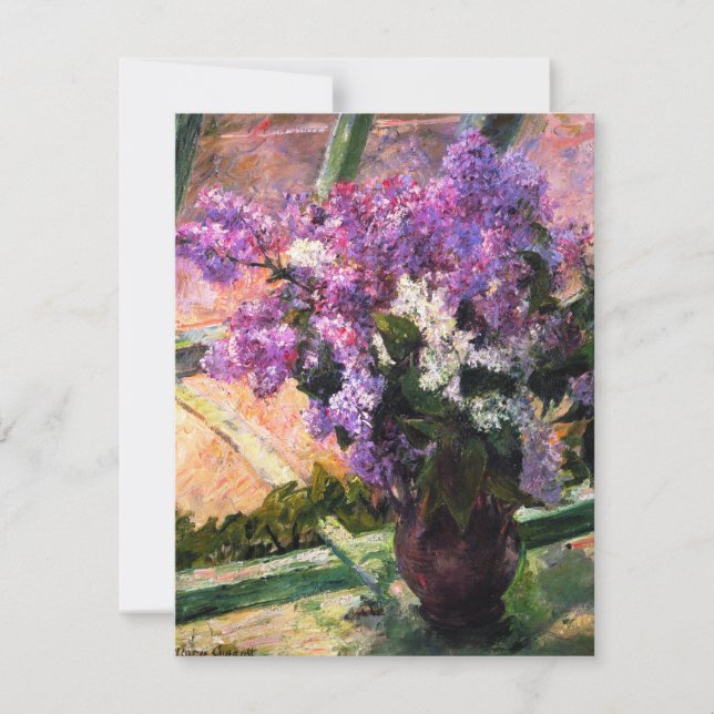 Mary Cassatt Lilacs Invitations (Front)