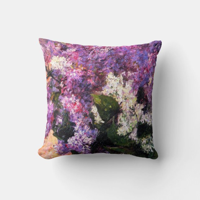 Mary Cassatt Lilacs Pillow (Front)