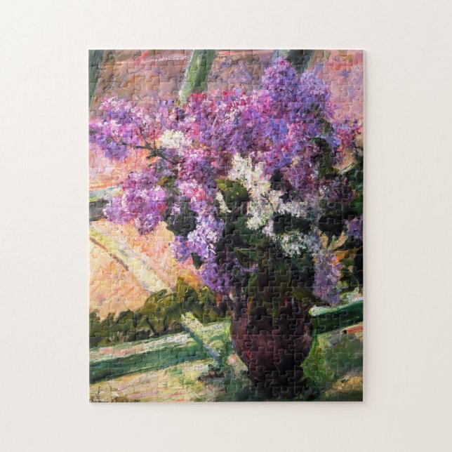 Mary Cassatt Lilacs Puzzle (Vertical)