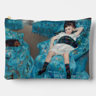 Mary Cassatt - Little Girl in a Blue Armchair Accessory Pouch