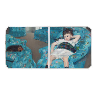 Mary Cassatt - Little Girl in a Blue Armchair Beer Pong Table