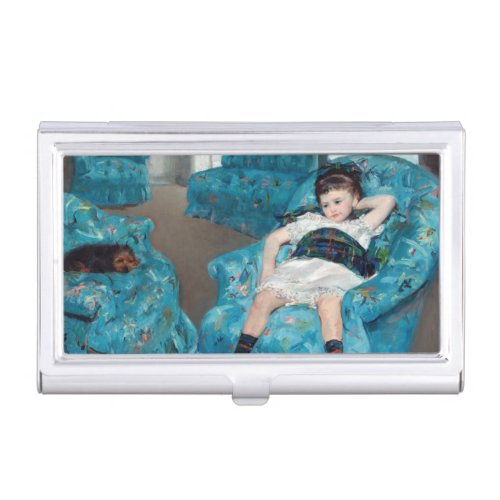 Mary Cassatt _ Little Girl in a Blue Armchair Business Card Case