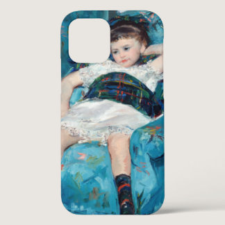 Mary Cassatt - Little Girl in a Blue Armchair iPhone 12 Case