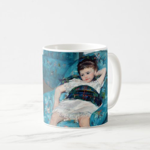 Mary Cassatt _ Little Girl in a Blue Armchair Coffee Mug
