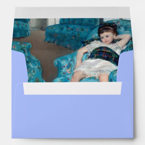 Mary Cassatt _ Little Girl in a Blue Armchair Envelope